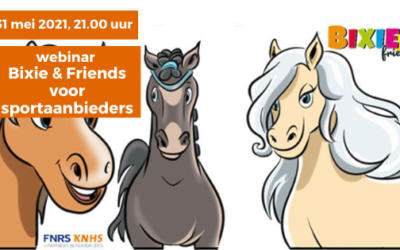Webinar Bixie & Friends voor sportaanbieders